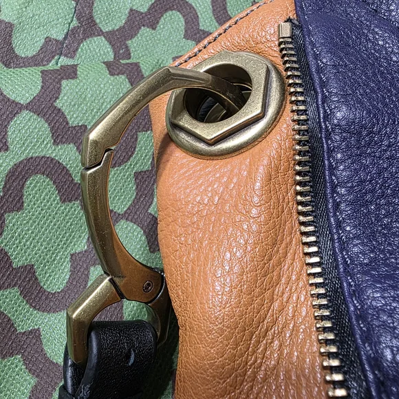 orYANY Green and Purple Leather Bag - Picture 7 of 9